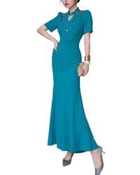BURRYCO - Short Sleeve Maxi Dress - Lyst