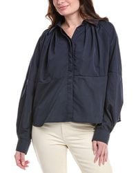 Avantlook - Pleated Neck Top - Lyst