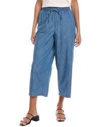 NYDJ - Everly Petite Jayne Pull On Wide Leg Ankle Jean - Lyst