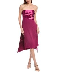 Rene Ruiz - Strapless Crepe Mini Dress - Lyst