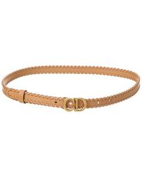 Dior - Saddle Leather Belt - Lyst