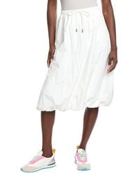 HUNTER - Bubble Hem Midi Skirt - Lyst