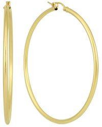 MaxColor - Plated Hoop Earrings - Lyst