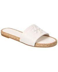 Tory Burch - Everly Leather Espadrille Slide - Lyst