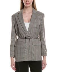 Kenneth Cole - Belted Jacket - Lyst