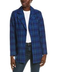 tyler boe - Plaid Wool-Blend Blazer - Lyst