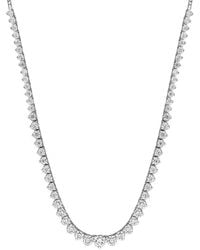 Rina Limor - 3.64 Ct. Tw. Created Moissanite Tennis Necklace - Lyst