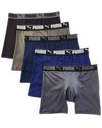 PUMA - Set Of 5 Performance Boxer Brief - Lyst