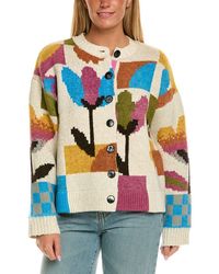 Free People - Tulip Whirl Cardigan - Lyst