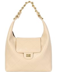 Tiffany & Fred Paris - Quilted Leather Hobo Bag - Lyst
