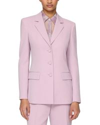 Lafayette 148 New York - Single Breasted Three Button Jacket - Lyst