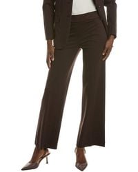Anne Klein - Slash Pocket Wide Leg Pant - Lyst