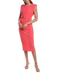 Ichi - Katine Midi Dress - Lyst