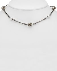 John Hardy - Jaisalmer Silver 18k & Silver Pearl Necklace - Lyst
