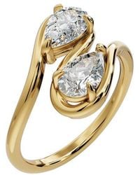 Lab Grown Diamonds - 18K Plated 1.00 Ct. Tw. Lab-Grown Diamond Ring - Lyst