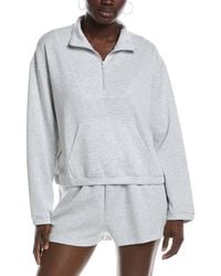 Vintage Havana - Cloud Fleece Quarter Zip Pullover - Lyst