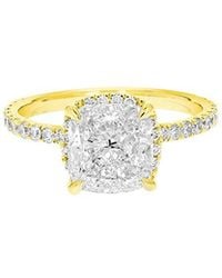Amairah - 14K 4.25 Ct. Tw. Lab-Grown Diamond Engagement Ring - Lyst
