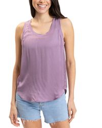 Threads For Thought - Ethelinda Sateen Scoop Tank - Lyst