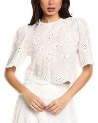 Estellina - Eyelet Top - Lyst