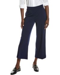 Anne Klein - Heavy Cool Crepe Wide Leg Crop Pant - Lyst