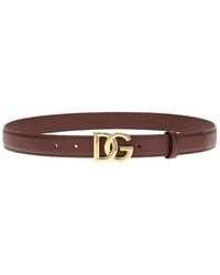 Dolce & Gabbana - Leather Belt - Lyst
