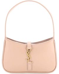 Saint Laurent - Leather Le 5 A 7 Hobo Mini (Authentic Pre-Loved) - Lyst