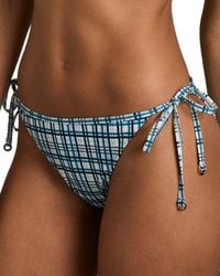 Reiss - Daniella Printed Tie Side Bikini Bottom - Lyst