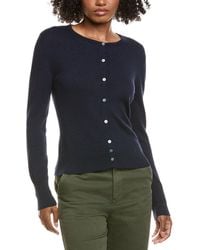 Hannah Rose - Classic Button Cashmere-Blend Cardigan - Lyst