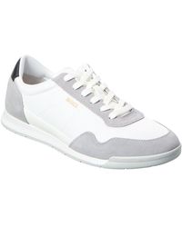 BOSS - Titanium Suede Sneaker - Lyst