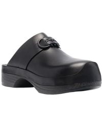 Ferragamo - Gancini Leather Mule - Lyst