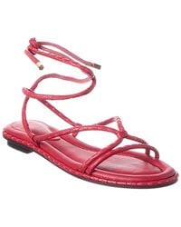 Alexandre Birman - Donna Leather Flat - Lyst