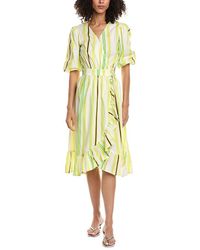 Pom - Midi Wrap Dress - Lyst