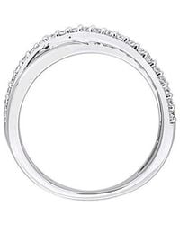 Rina Limor - 0.23 Ct. Tw. Created Moissanite Criss-Cross Ring - Lyst