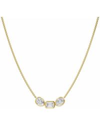 Lab Grown Diamonds - 14K 3.50 Ct. Tw. Lab-Grown Diamond Necklace - Lyst