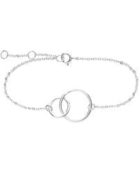 Sterling Forever - Interlocking Circle Bracelet - Lyst