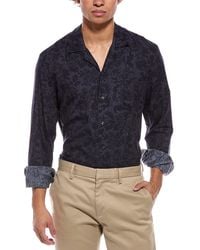 Isaia - Camp Collar Shirt - Lyst