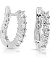 Amairah - 14K 1.00 Ct. Tw. Lab-Grown Diamond Hoops - Lyst