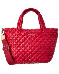 MZ Wallace - Small Metro Nylon & Leather Tote Deluxe - Lyst