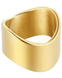 Adornia - 18K Plated Stainless Steel Ring - Lyst
