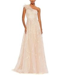 Mac Duggal - Embellished One-shoulder A-line Gown - Lyst