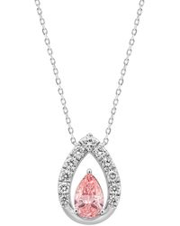 Brilliant Bloom - 14K 1.50 Ct. Tw. Lab-Grown Diamond Pendant - Lyst