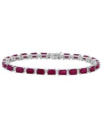 Rina Limor - 14k 17.96 Ct. Tw. Diamond & Ruby Tennis Bracelet - Lyst