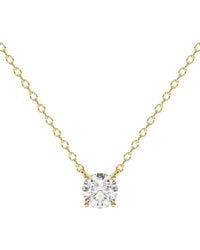 Lab Grown Diamonds - 14K 1.00 Ct. Tw. Lab-Grown Diamond Necklace - Lyst