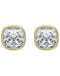 Rachel Glauber - 14K Diamond Cz Earrings - Lyst