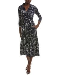 Maison Tara - Long Sleeve Midi Dress - Lyst
