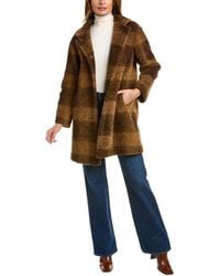 Cinzia Rocca - Wool-blend Coat - Lyst