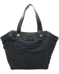 Loewe - Nylon Canvas & Leather Anagram Tote (Authentic Pre-Loved) - Lyst