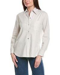 Vince - Easy Linen-Blend Shirt - Lyst