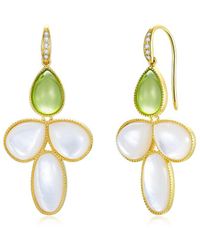 Kai Fine Jewelry - 14K 14.05 Ct. Tw. Diamond & Gemstone Drop Earrings - Lyst