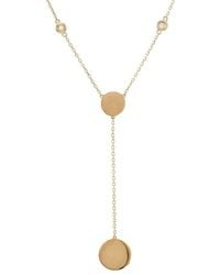 Diamond Select Cuts - 14K 0.03 Ct. Tw. Diamond Circle Necklace - Lyst